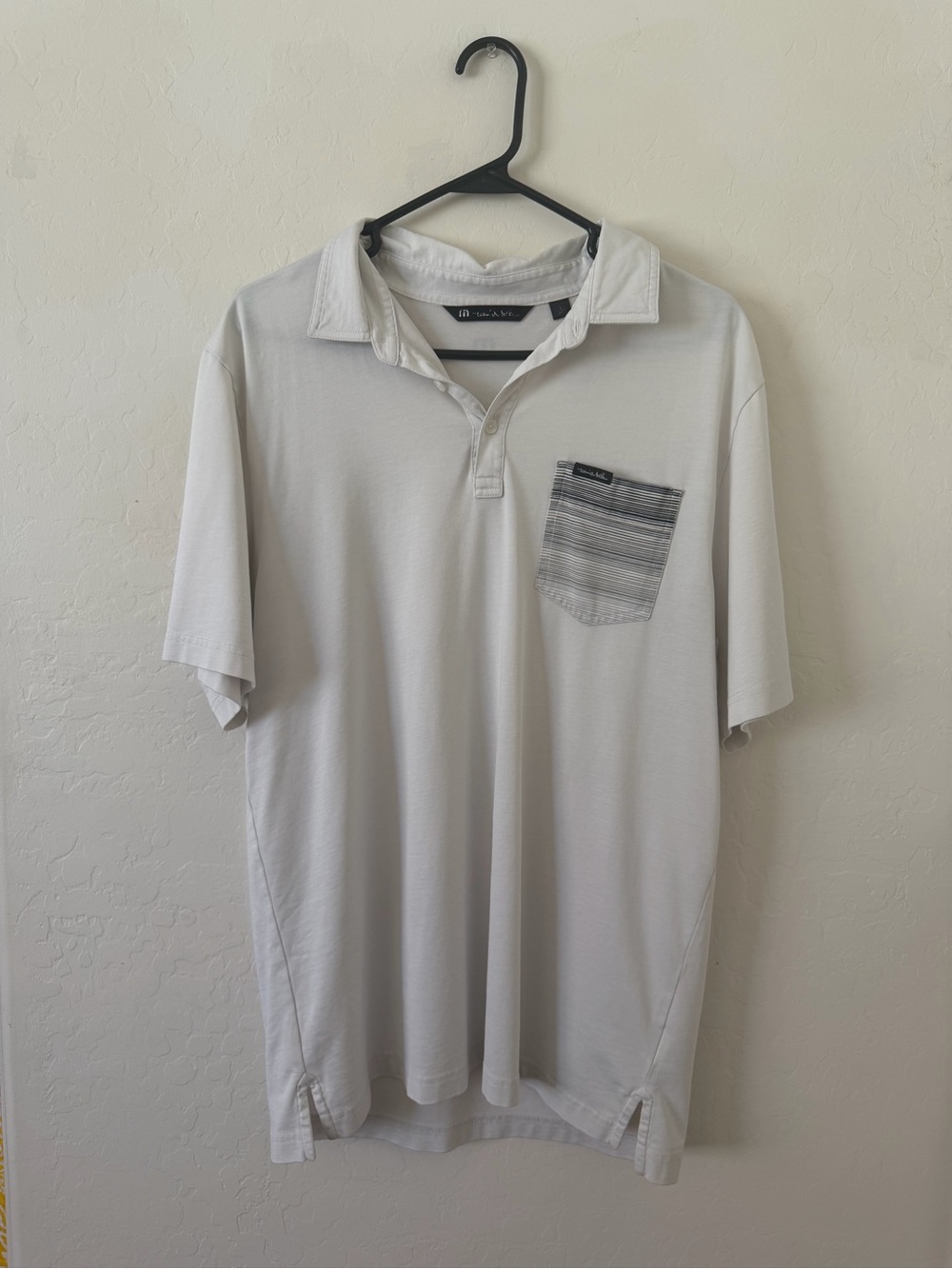 📦 Travis Mathew Polo with Striped Chest Pocket